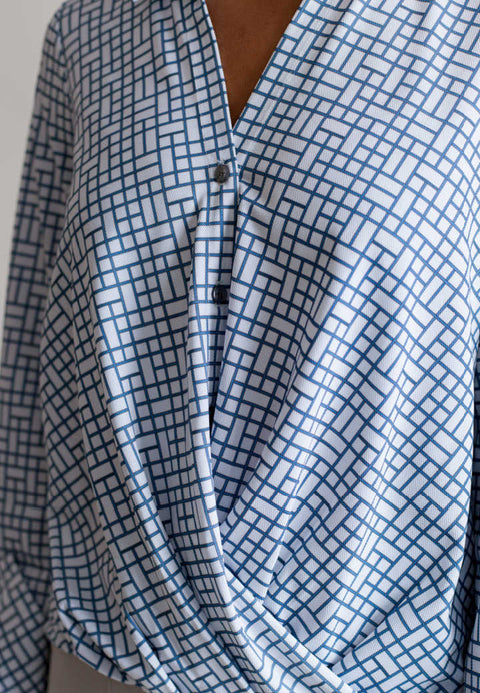 Barcelona Shirt - White & Blue