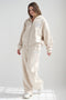 Basics Eggshell Wide Leg Sweatpant