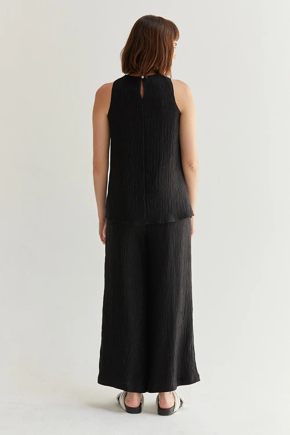 Bella Halter Crossover Two-Piece Set