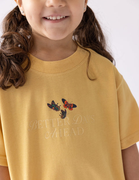 Better Days Butterfly Kids Tee