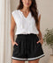 Black Breathable Cotton Shorts
