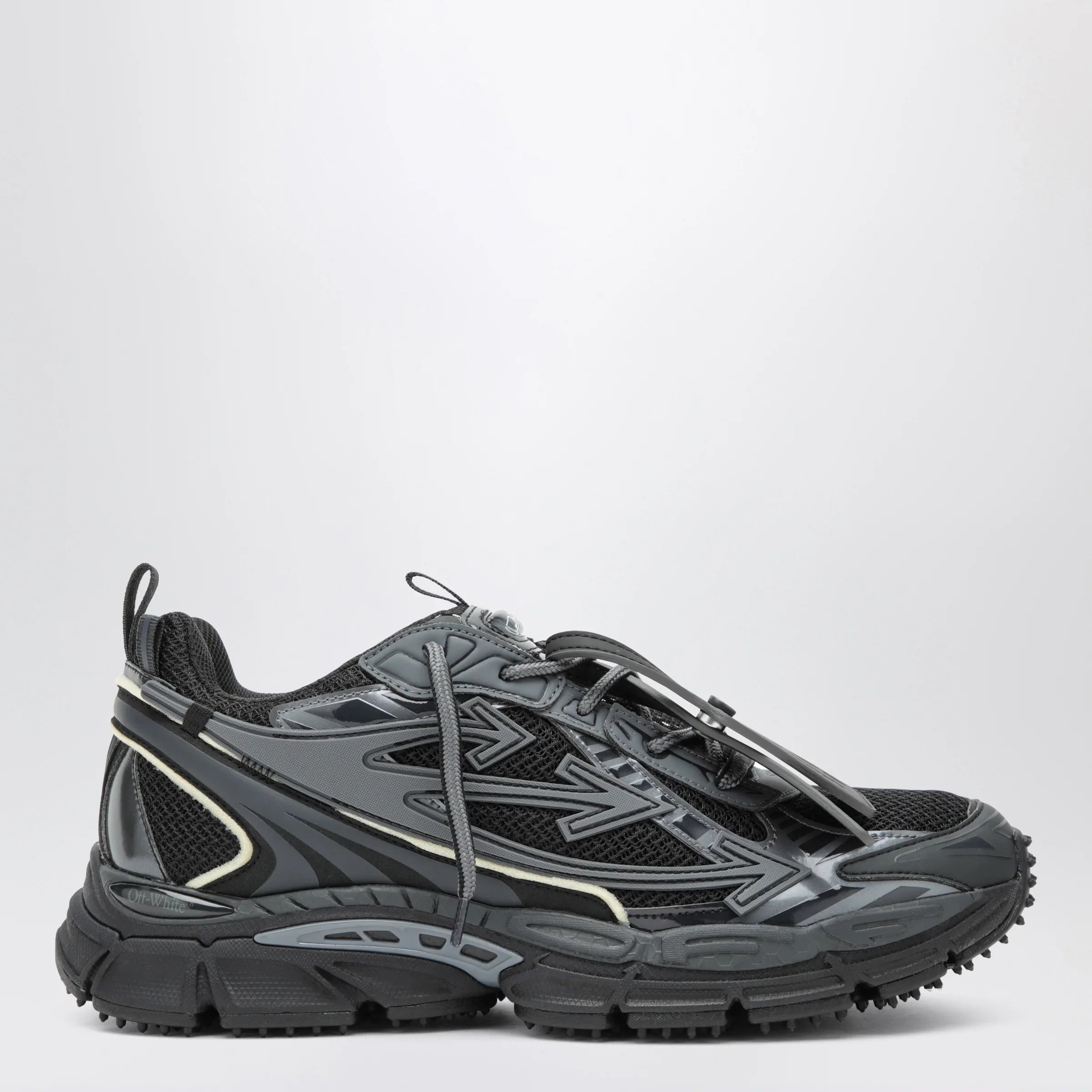 Black Mesh Synthetic Leather Sneakers for Comfort and Breathability