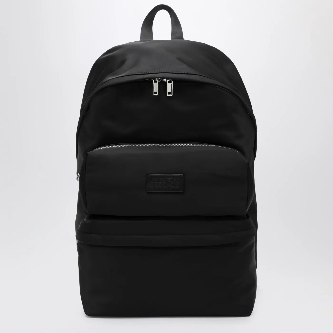Black Nylon Everyday Travel Backpack