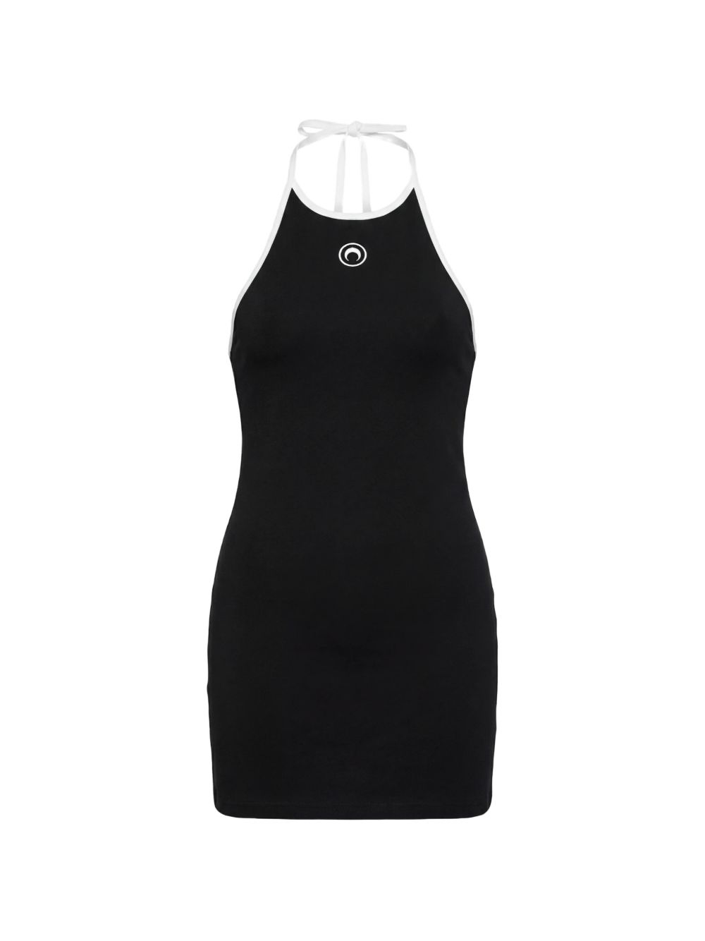 Black Spaghetti Strap Moon Dress for Summer Comfort