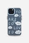 Blue You Are So Loved Frosted Phone Case