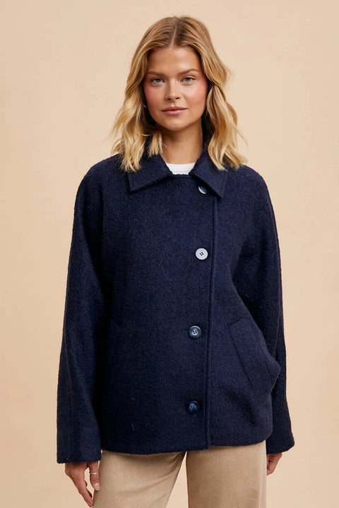 Boucle Jacket MIDNIGHT NAVY