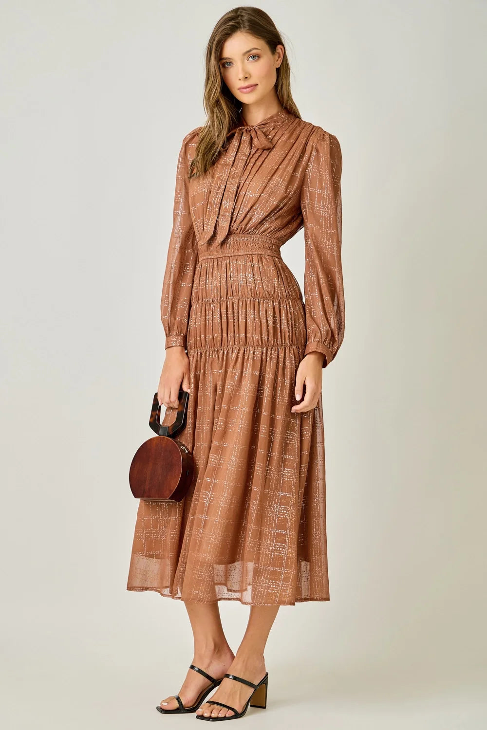 Bow Tie Chiffon Dress