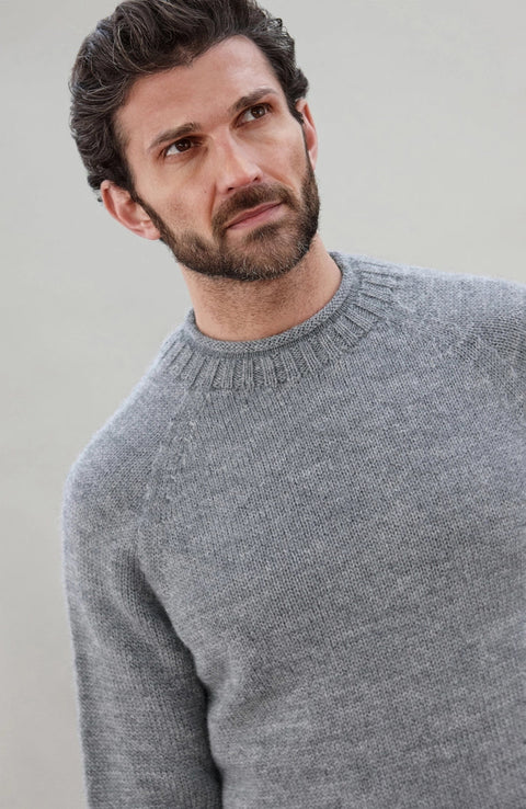 British Wool Fisherman's Crew Neck Jumper