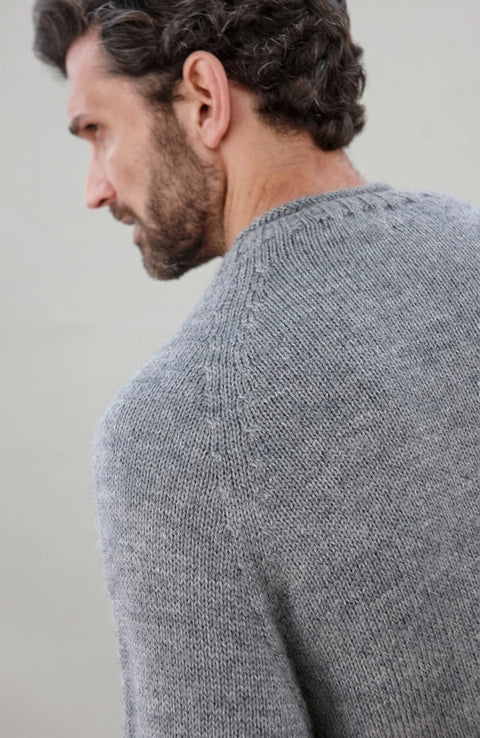 British Wool Fisherman's Crew Neck Jumper