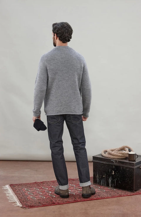 British Wool Fisherman's Crew Neck Jumper