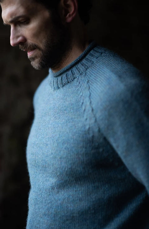 British Wool Fisherman's Crew Neck Jumper