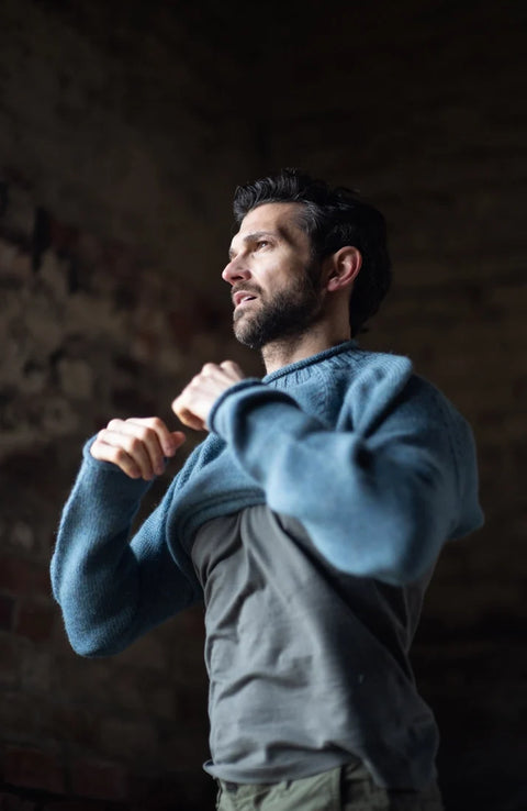 British Wool Fisherman's Crew Neck Jumper