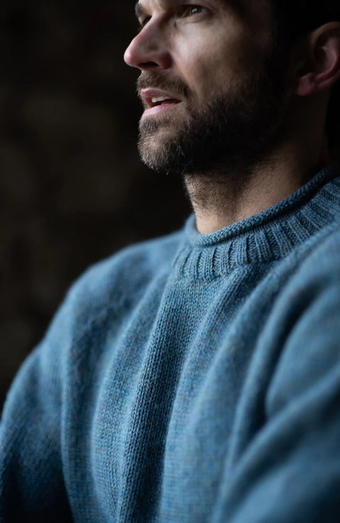 British Wool Fisherman's Crew Neck Jumper