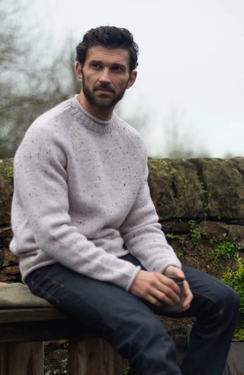 British Wool Fisherman's Crew Neck Jumper