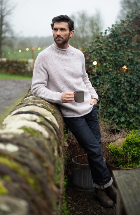 British Wool Fisherman's Crew Neck Jumper