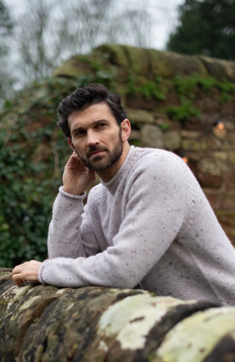 British Wool Fisherman's Crew Neck Jumper