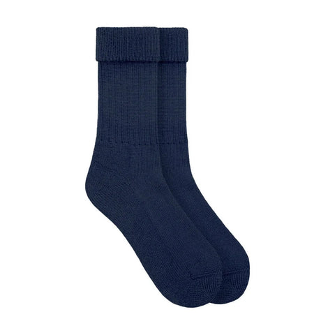 British Wool Hiking Socks Navy