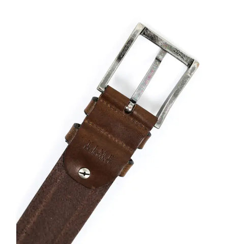 Brown Leather Belt - North and South