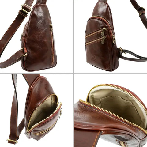 Leather Sling Bag - Catch-22