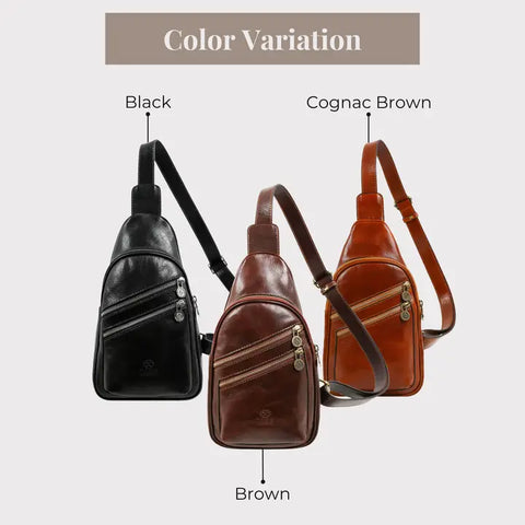 Leather Sling Bag - Catch-22