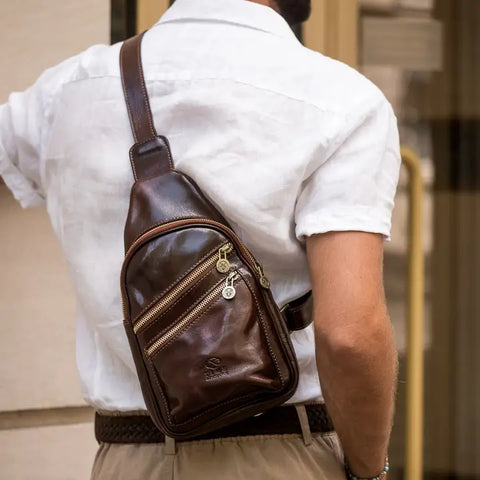 Leather Sling Bag - Catch-22