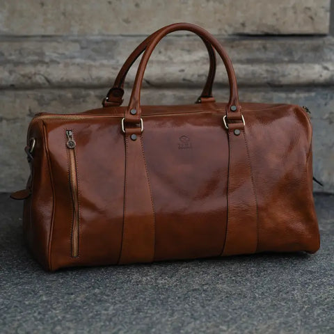 Leather Duffel Bag - Wise Children