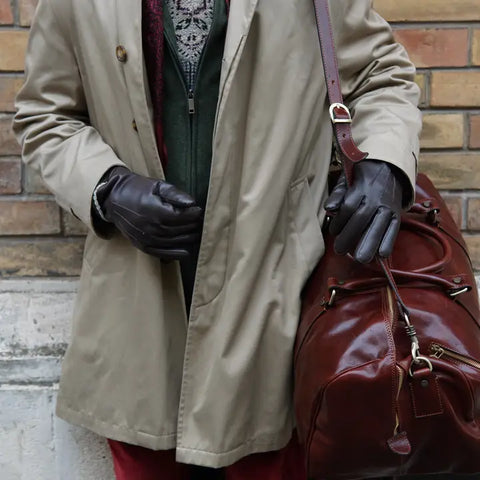 Leather Duffel Bag - Wise Children