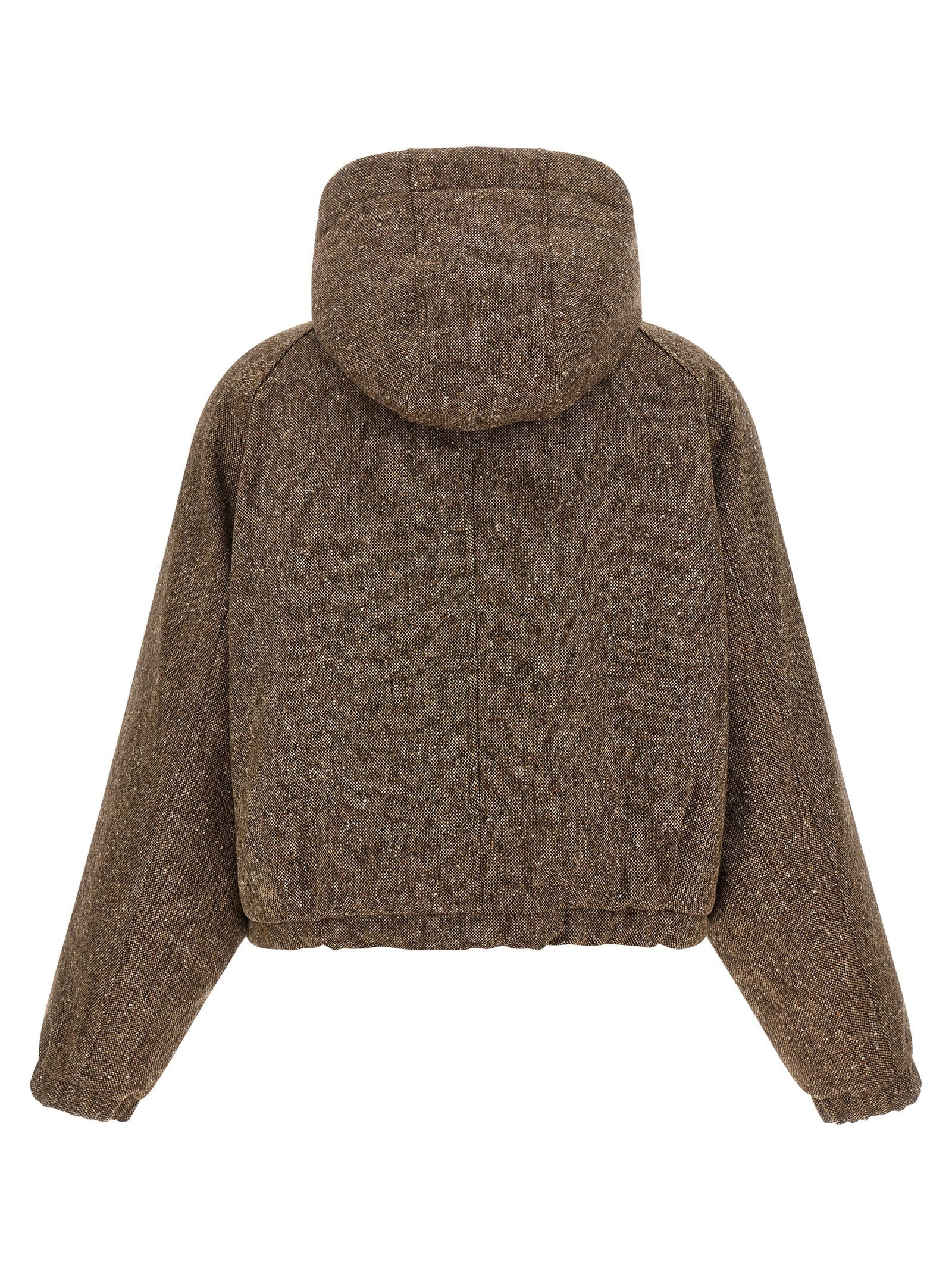 Brunello Cucinelli Donegal Tweed Down Jacket