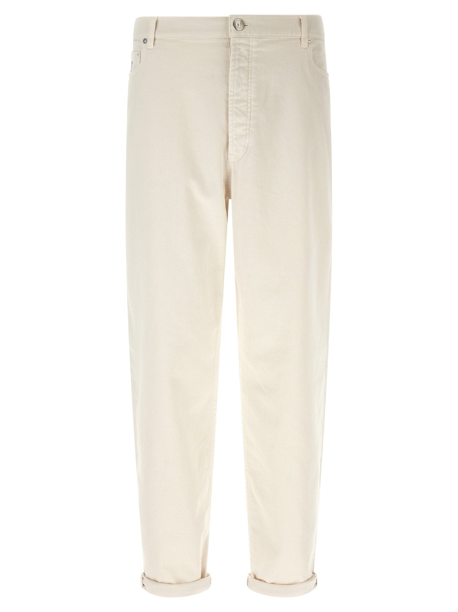 Brunello Cucinelli Garment-dyed Denim Jeans