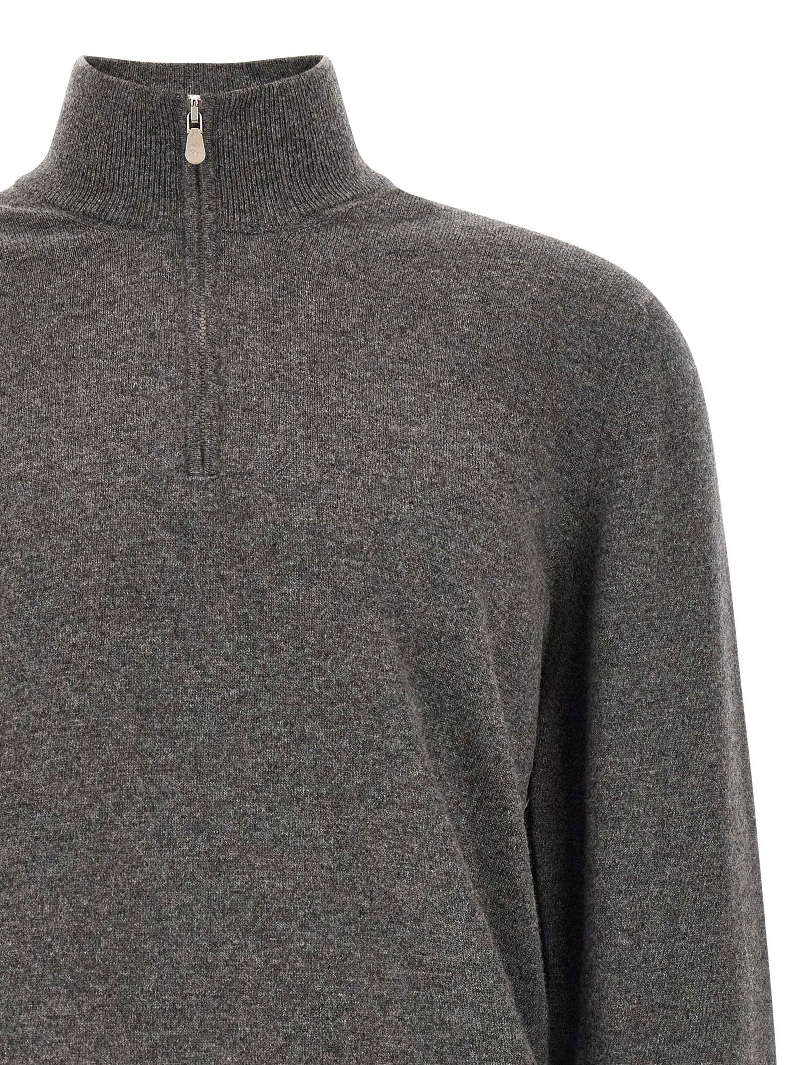 Brunello Cucinelli Half-zip Cashmere Sweater