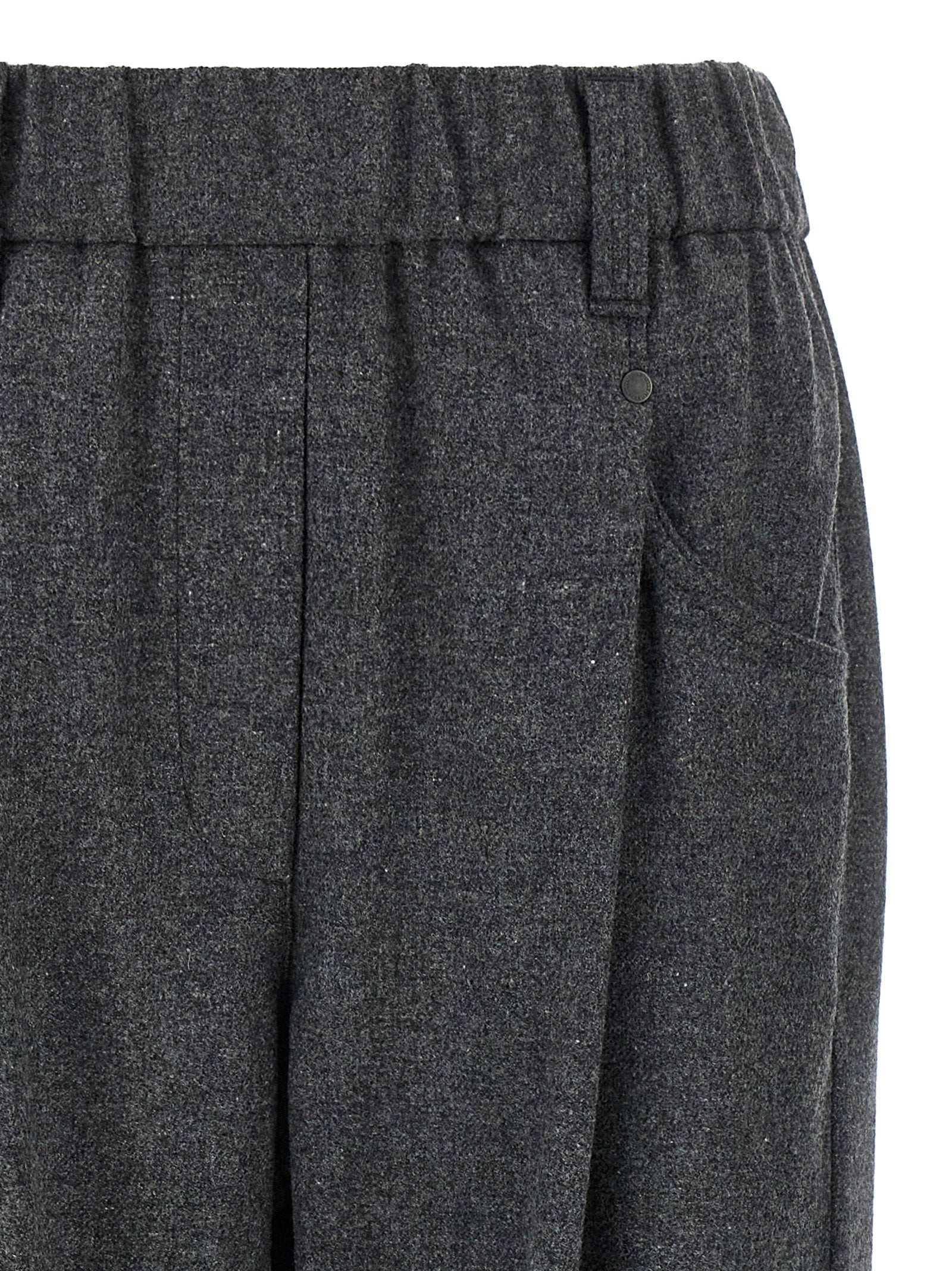Brunello Cucinelli Wool And Cashmere Pants