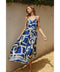 Bubble Bliss Extra Flared Maxi Dress Women’s Elegant Long Dress