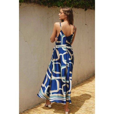 Bubble Bliss Extra Flared Maxi Dress Women’s Elegant Long Dress
