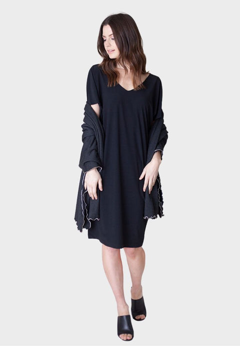 Buki Travel Wrap - Charcoal Grey