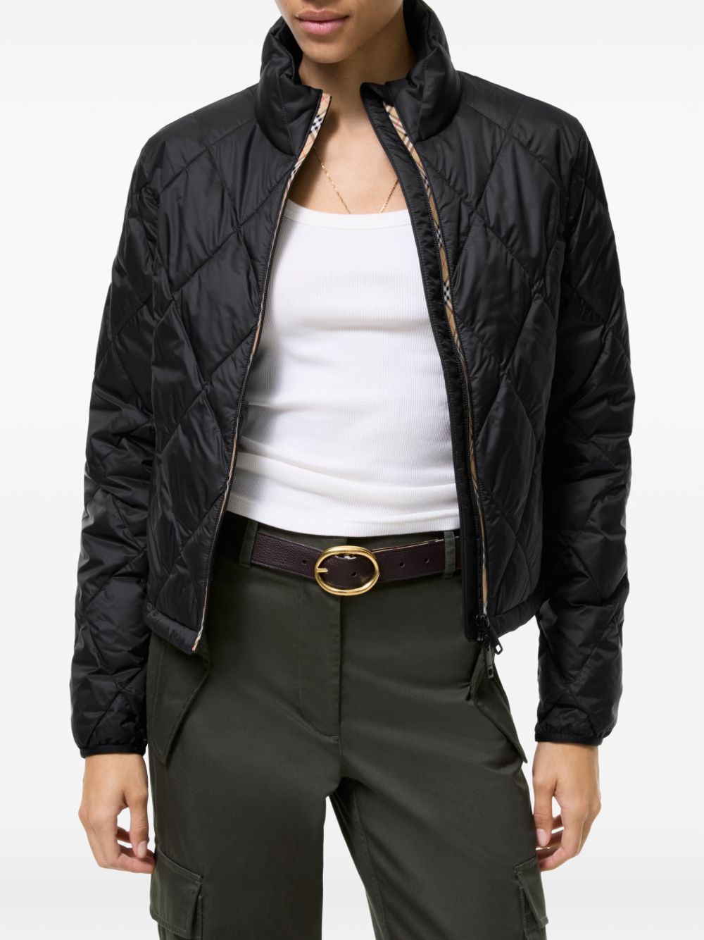 Burberry Coats BLACK