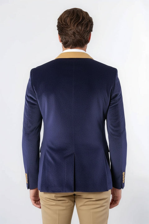 Purple Velvet Men's Jacket | Wessi