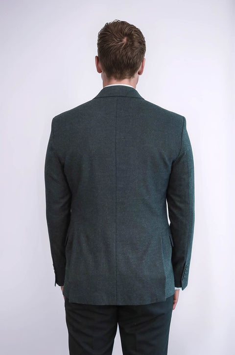 Plain Slim Fit Sport Anthracite Men Blazer - Wessi