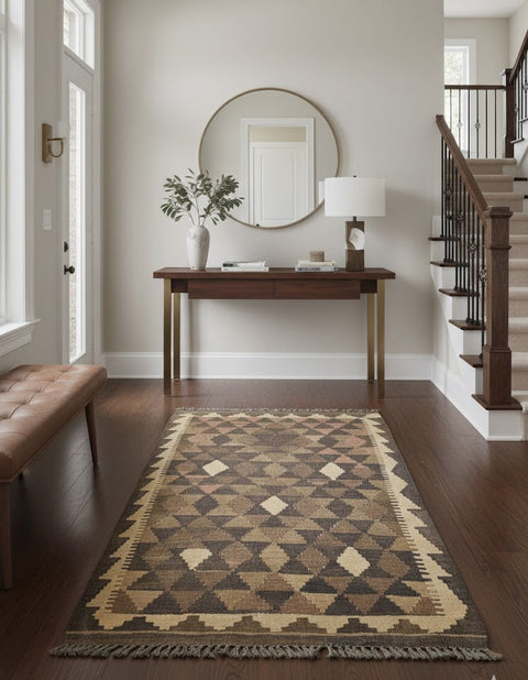 Afghan Kilim Handwoven flatweave Rug – size 2' 10" x 5' 3"