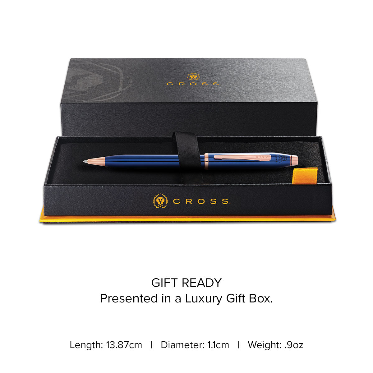 Century® II Translucent Cobalt Blue Lacquer Ballpoint Pen