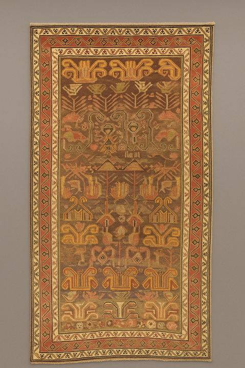 Antique Kirgiz Rug, circa 1910-1920. 4' 4" x 9' 4"
