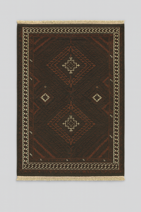 Terkaman Tribal Baluch Oriental Rug; 4' 1" x 7' 10"  (A)