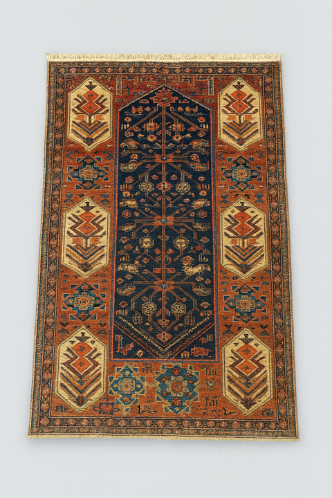 Genuine Handmade Antique Kazak Rug ( B)