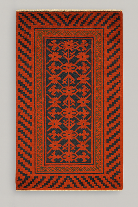 Timeless Beauty, Woven by Hand. Antique Persian Hamadan Rug, size 4' 2" x 9' 6"  (F)