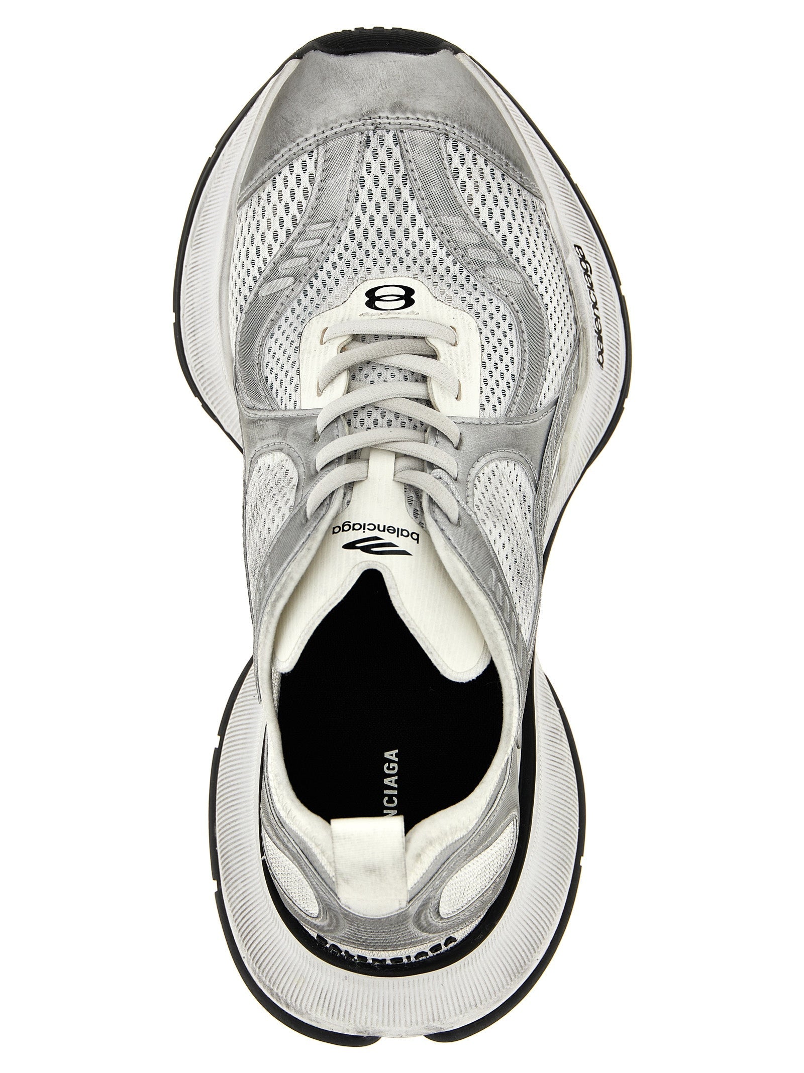 Circuit Mesh Sneakers with Rubber Sole