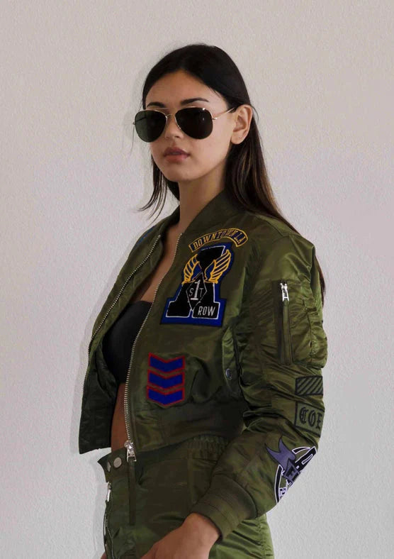 Coexist Multi Patches MA-1 Jacket - Olive