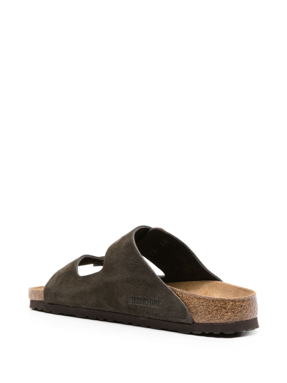 Coffee Brown Suede Comfortable Everyday Flat Sandals