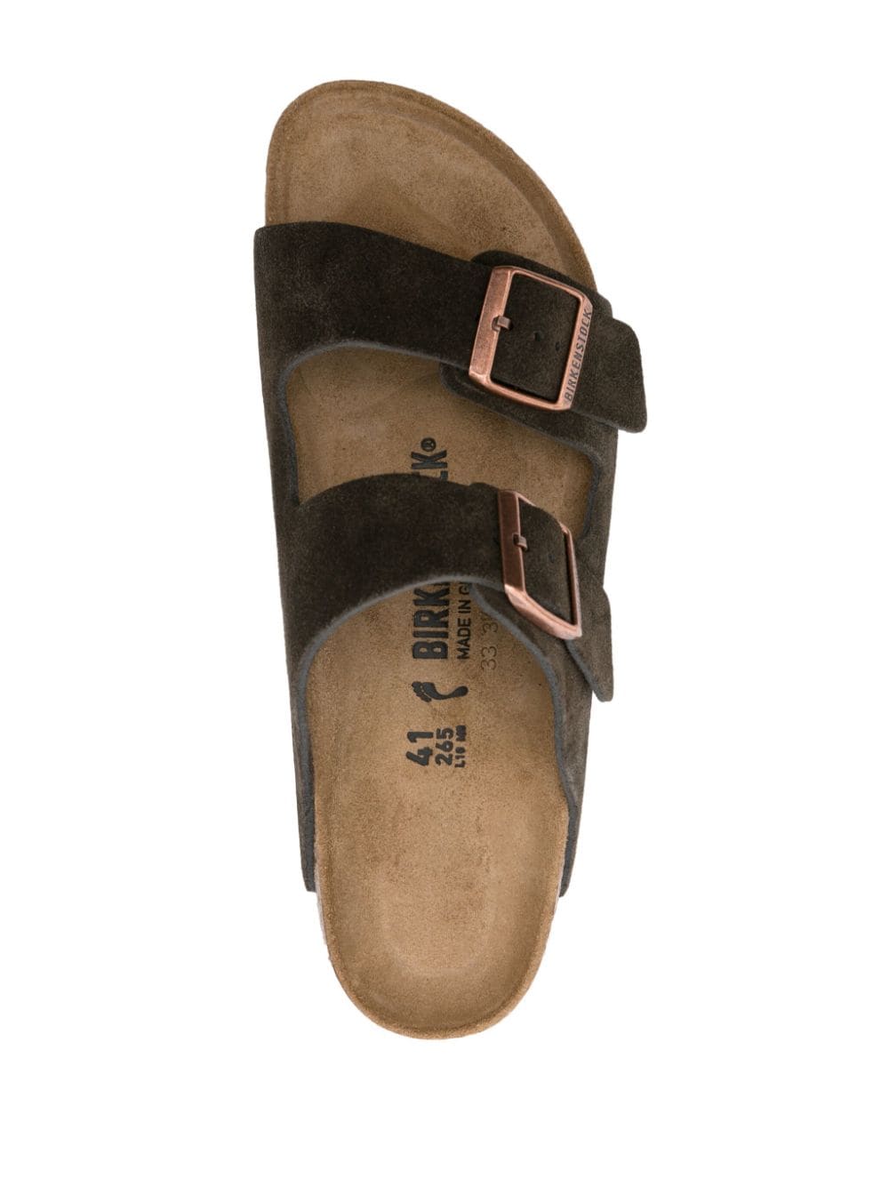 Coffee Brown Suede Comfortable Everyday Flat Sandals