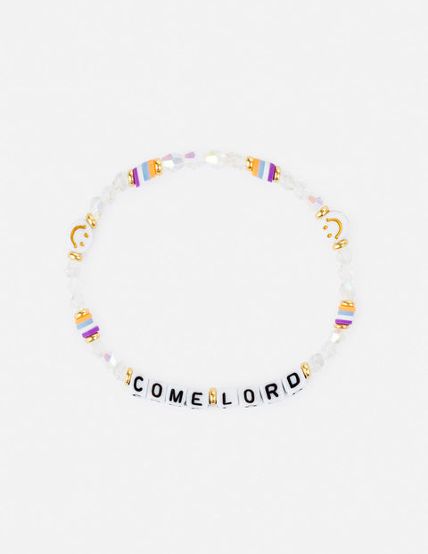 Come Lord Letter Bracelet