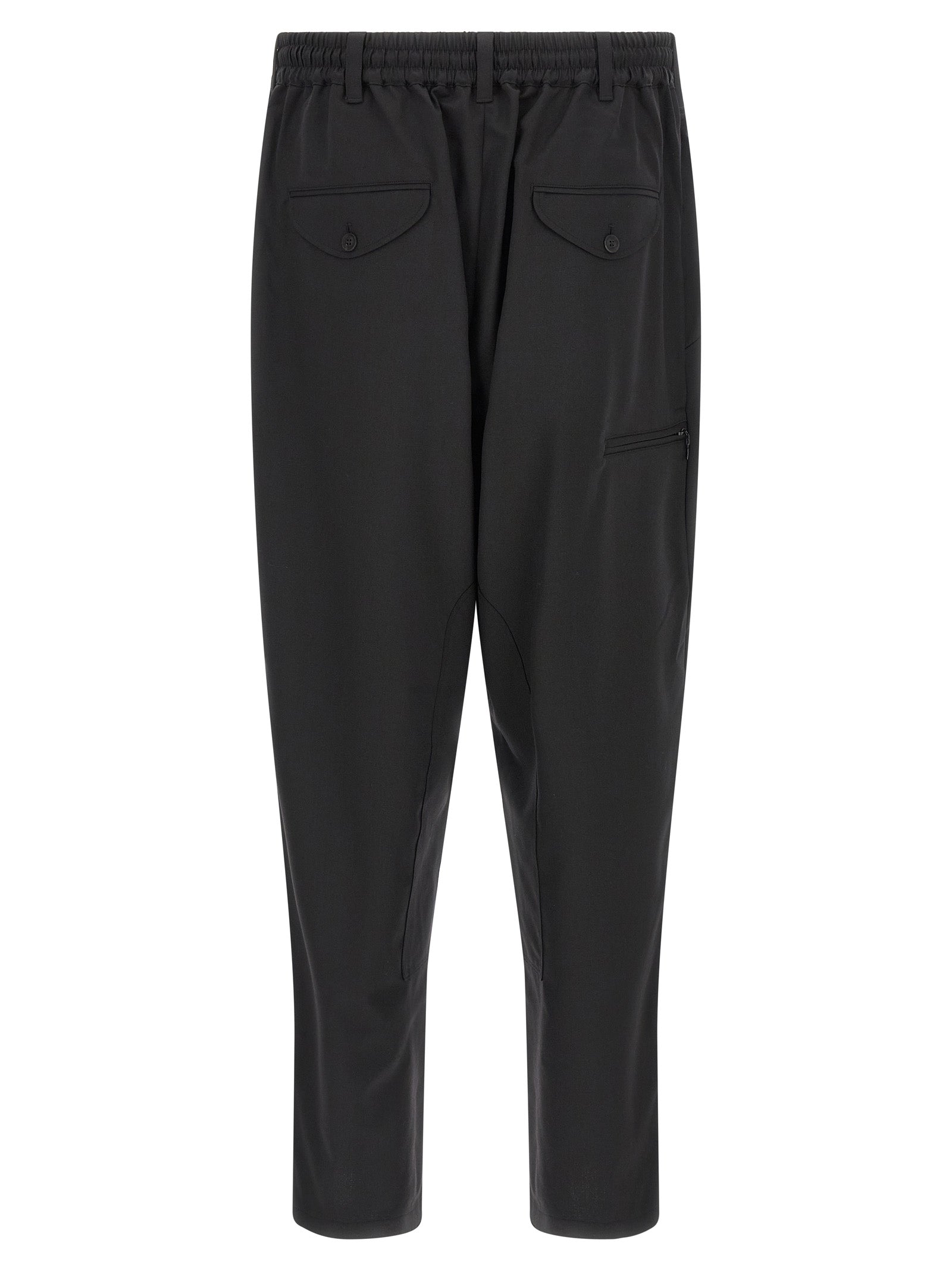Comfortable Wool Wide-Leg Drawstring Pants for Everyday Wear