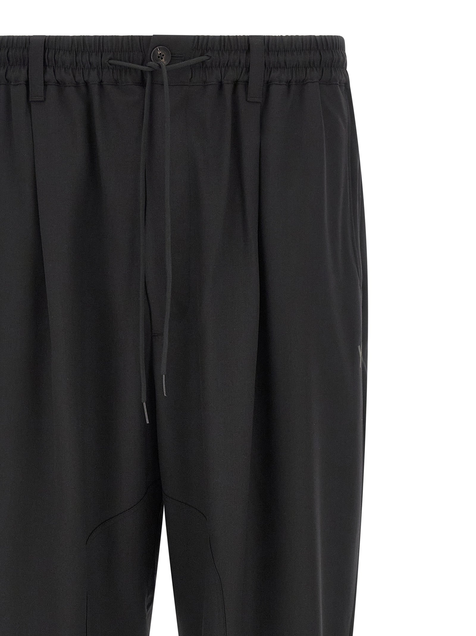 Comfortable Wool Wide-Leg Drawstring Pants for Everyday Wear